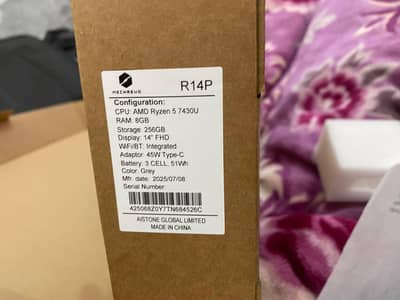 Brand New Box Pack Ryzen 5 7430U 14” FHD 8GB RAM 256GB SSD Win 11
