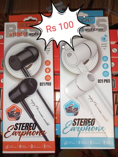 Earphones Rs100