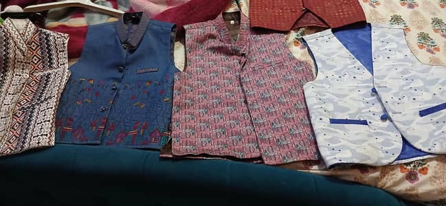 boy vaste caot and girl orange suit