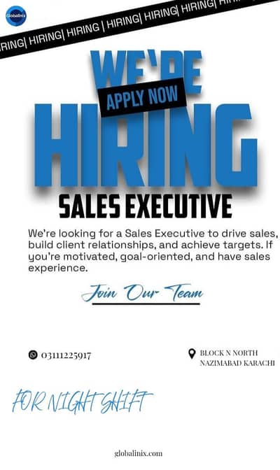 Required a seles executive