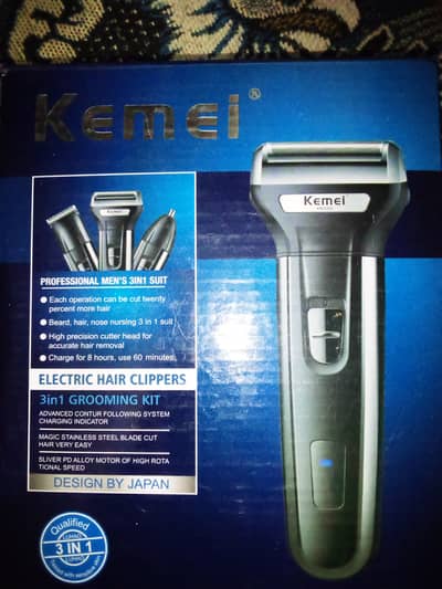 Kemei 3-in-1 Electric Grooming Kit – Like New
