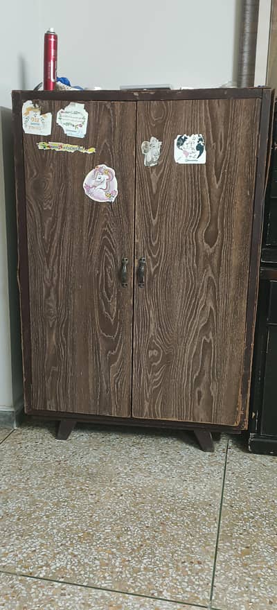 wood almari solid wood