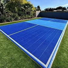 Futsal court-Padel tennis court-Badminton court-Pickleball court-turf