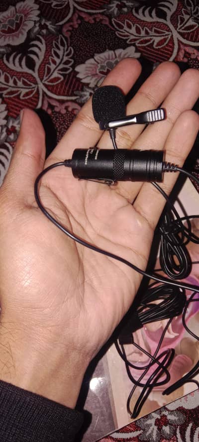 Boya M1 Microphone For YouTube video - collar mic for video