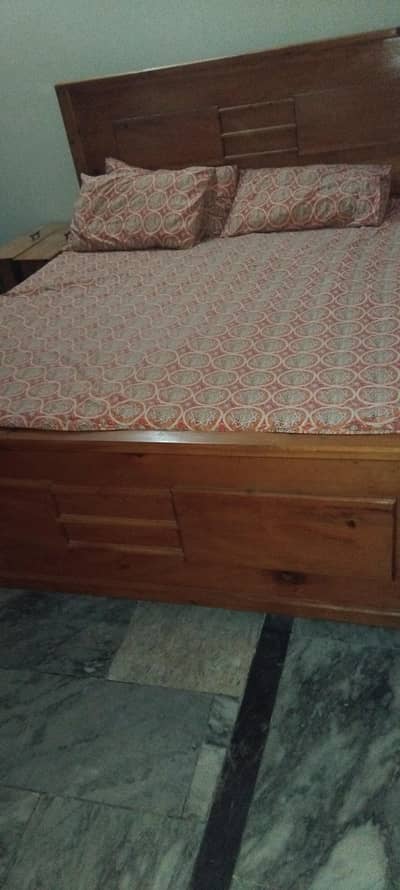 Wooden Bed