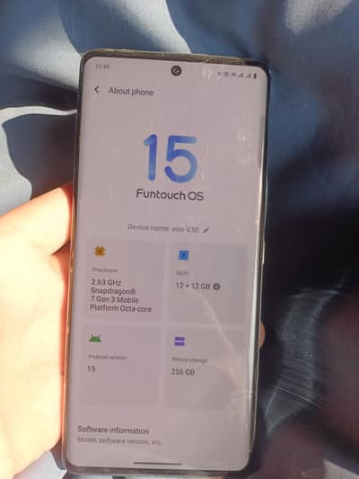 VIVO V30 5G. 12+12/256