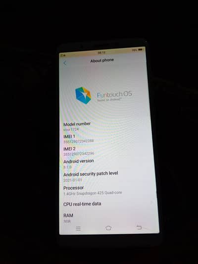 vivo y 71 PTA approved 3/32