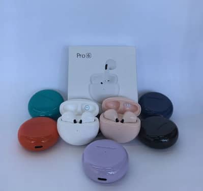 6Th Wireless Mini J6 Earphones Noise cancellation Headset