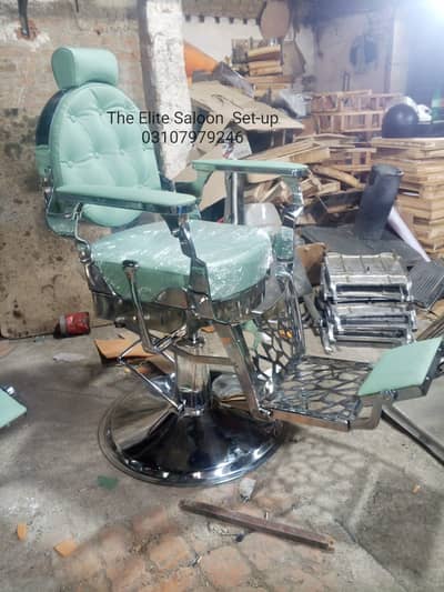 Barber chair/Cutting chair/ Shampoo unit/Trolly/Saloon Furniture.