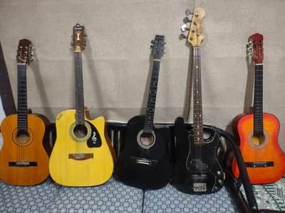 guitars In no good condition
