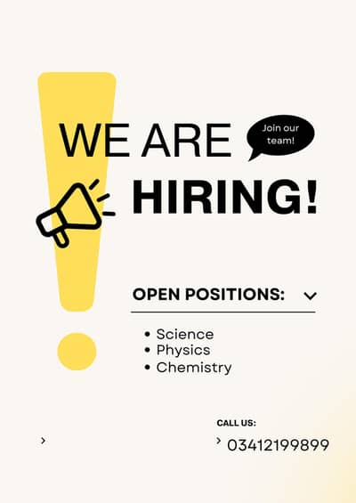 Teaching job available only for female now near to new city