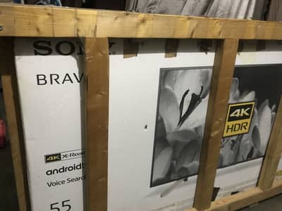 Almost new LED 55 inches and single door deep frizzer & fridge