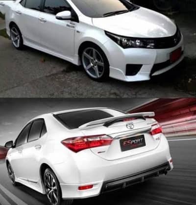Toyota Corolla Fiber Body Kit – Complete 4-Piece Exterior Upgrade