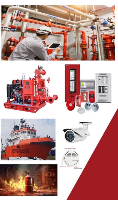 Fire Detection & Extinguishing Systems,CCTV, PPEs, Furniture, GOS
