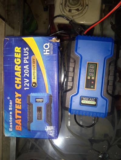 Brand New 12V 20A Smart Battery Charger – Fast & Safe Charging