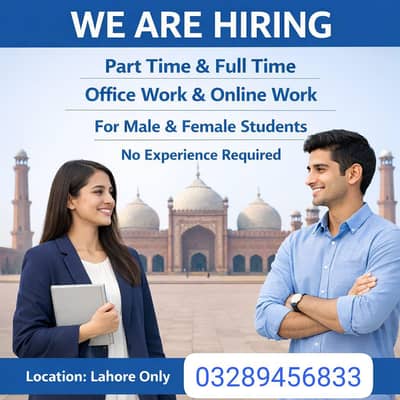 Full time, part time, office work, home base work available.