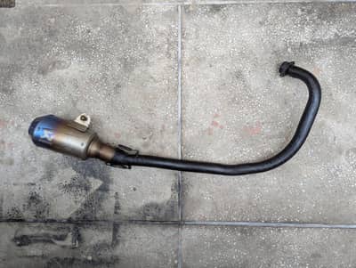 Akrapovic Bike Exhaust with Bend