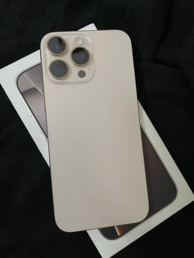 Iphone 16 pro max PTA APPROVED 256gb