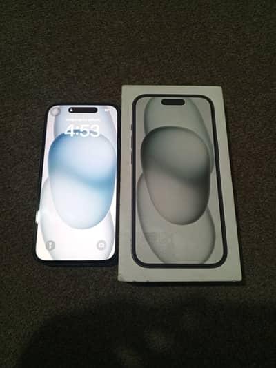 iphone 15jv all ok with box charger