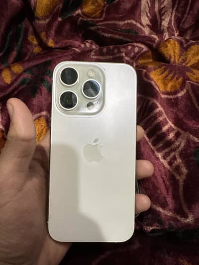 Iphone 15pro 128gb jv white with box