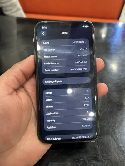 Iphone 11 jv 128 gb