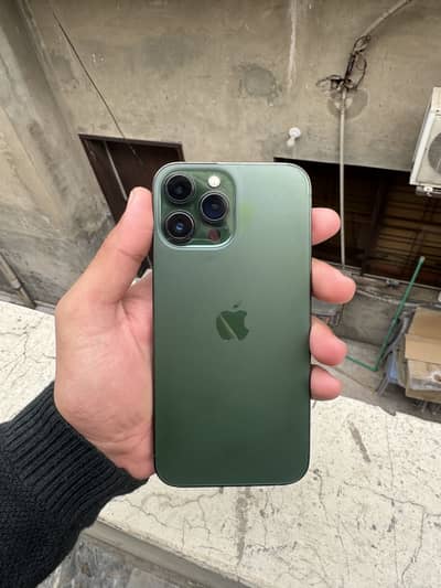 13 pro max Jv Alpine Green colour 128 gb