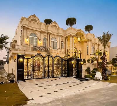 2 Kanal Brand New Spanish Design Most Beautiful Full Basement Fully Furnished Home Theater Swimming Pool GYM Lift Bungalow Roof Top Garden 25KV Solar Installed For Sale At Prime Location Of Dha Lahore Near Masjid & DHA Raya Fairways Commercia