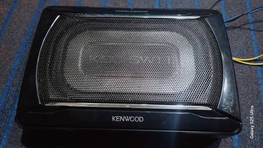 Car undereat trunk subwoofer kenwood