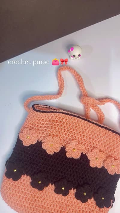 crochet purse