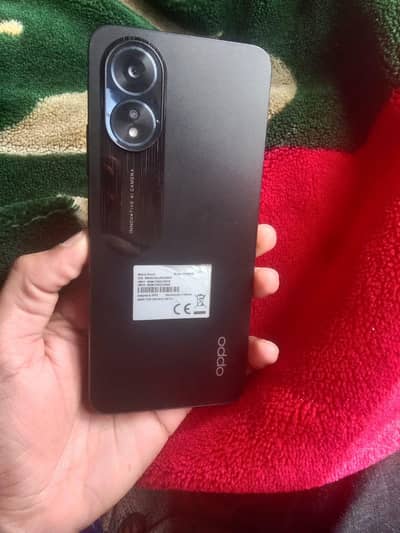 Oppo A38 black colour with box and original charger
