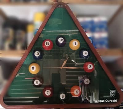 SnOoker Style Fancy Wall Clock. . . . .