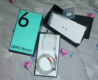 Oppo Reno 6 8/128gb PTA with box charger