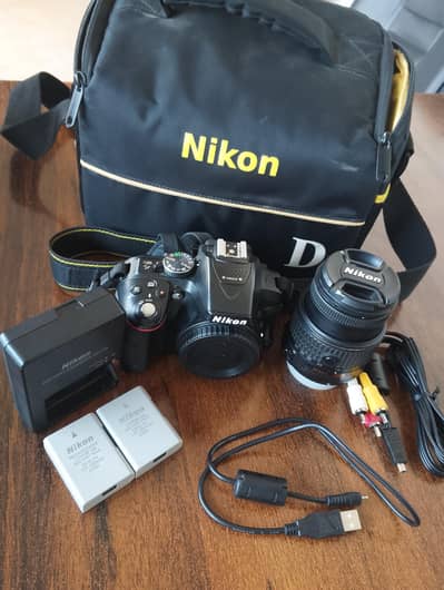 NIKON d5300 with 18-55mm lens