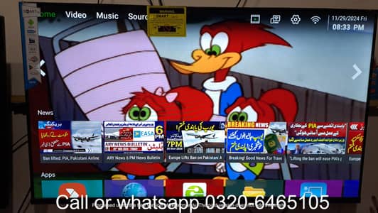 Samsung 48 LED TV box pack 3 year warranty 43 inch smartledO344433O726