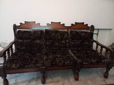 5 seater Solid Taali wood Sofa set