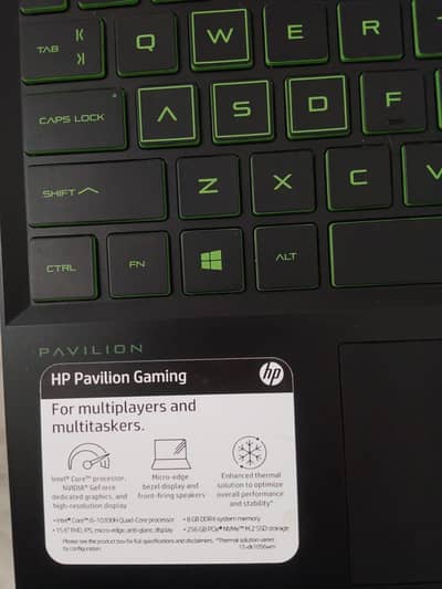 HP Pavilion Core i5 10th Gen with Nvidia GeForce 4GB