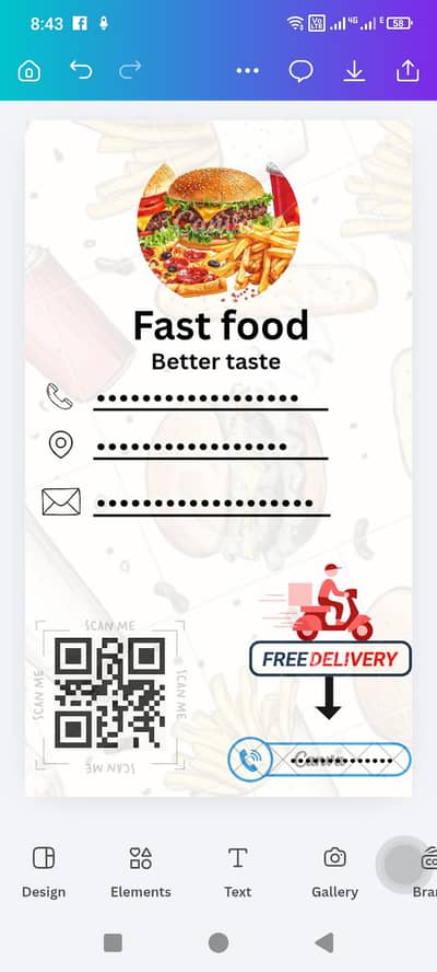 digital card for your shops and saloon parlour etc