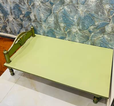 14-Piece Sage Green Furniture Set – Dining Table, Crockery set: