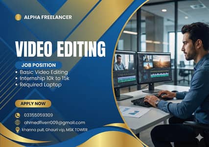 Video Editing Internship Opportunity at Alpha Freelancer
