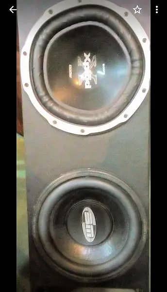 Car Speakers With Sub Woofers With Bass Tube