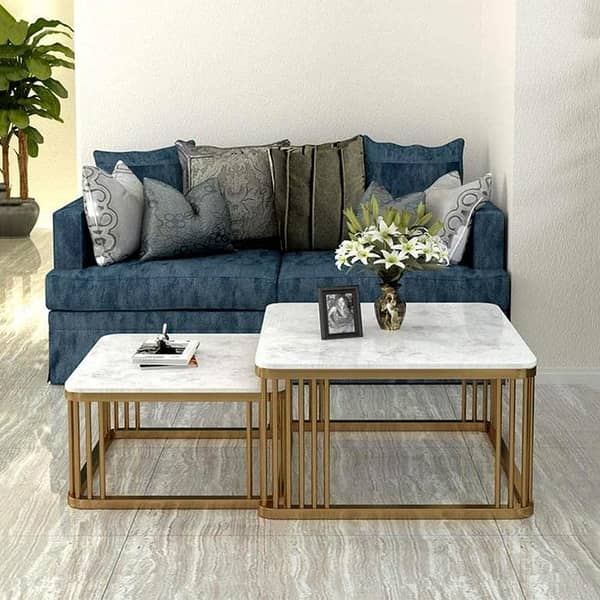 “Elegant 2-Piece Center Table Set Modern  Multipurpose, Durable, Contemporary Home Furniture”