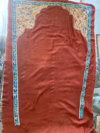 Embroidered khaddi silk