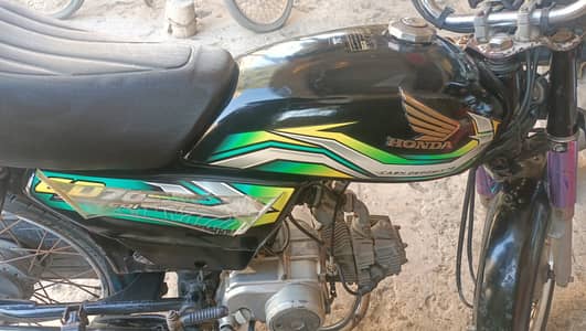 Honda CD 70 model 2023 genuine condition