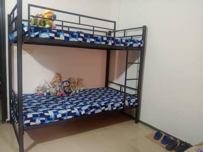 Iron Bunk Bed, bunker, double bed, single bed, furniture
