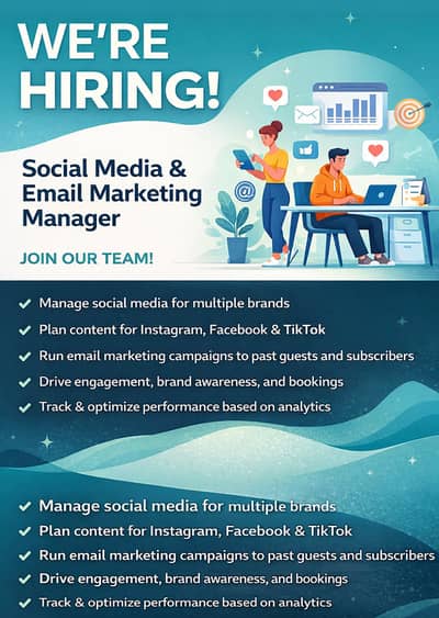 Social Media & Email Marketing Manager