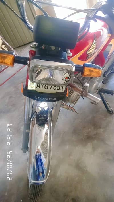 Honda cd 70 all OK 10by10 condition. clean bike