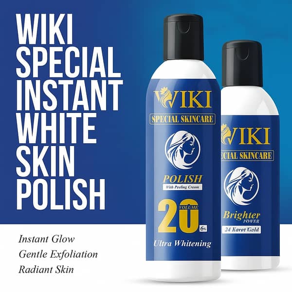 VIKI Special Skincare Brighter & 2 In 1 Polish With Peeling Cream