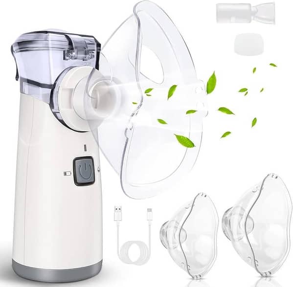 Portable Mesh Nebulizer for Easy Breathing Kids & Adults