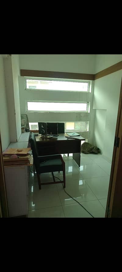 4th floor office with 2 chambers available for rent in Shahbaz commercial