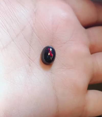 guaranteed original natural  gemstones black opal firoza rubby emerald
